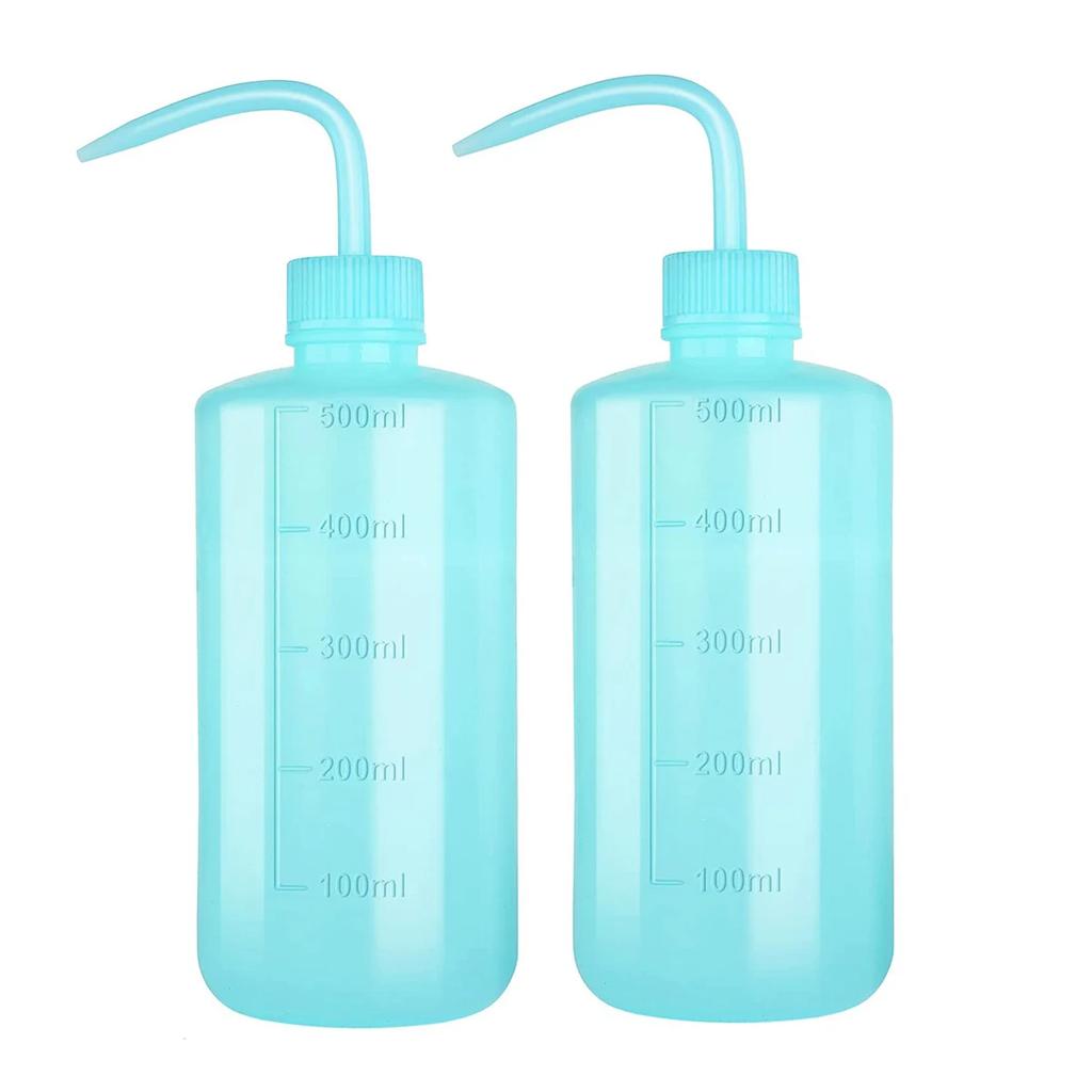 250ml/500ml Tattoo Diffuser Squeezes Bottle White Plastic Soap Washing Cleaning Lab Squeezes Bottles for Chemistry Industry