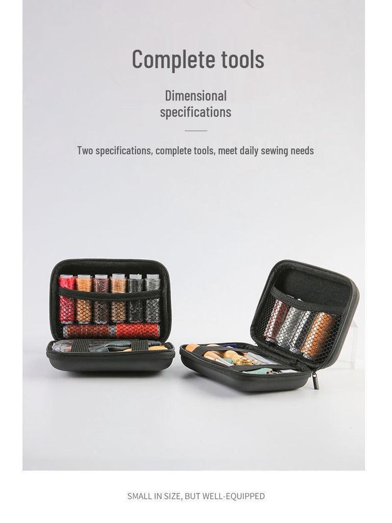 Hand-Stitched Leather Goods DIY Sewing Kit: 33-Piece Set for Making Leather Items