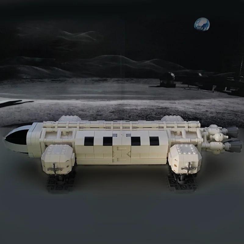 MOC New Space 1999 Eagle Spaceship Spaceport Building Blocks The Shuttle Launch Center Aircraft Bricks Idea Toys Children Gifts
