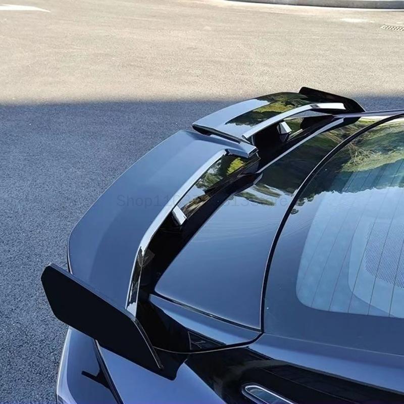 Evrensel Araba modifiye kelebek şeklinde arka kanat araba tamponu deliksiz spoiler GT Tüm Araba parçaları için geçerli fabrika doğrudan satışı