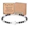 Hand-making Round Beaded Bracelet Religious Bracelet Natural Stone Bangles Stone Bracelet Present for Woman and Man