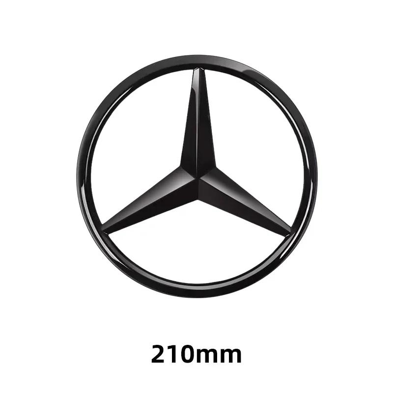 1ks 188mm 210mm ABS Auto Přední Maska Znak Nálepka Kryt Emblem Pro Mercedes Benz Třída A/B/C/E/S GLA CLA GLE GLK CLK CLS GLS GLC