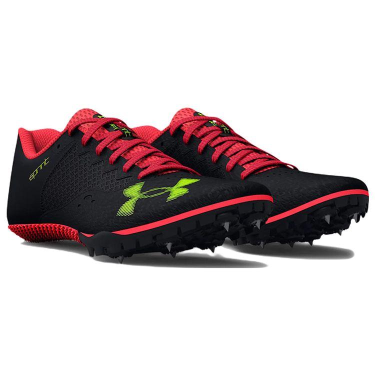 Under Armour Men's Kick Sprint 4 Beta Black Track Spikes 3025461-001
