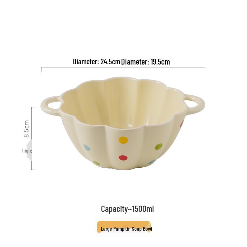 2024 Ceramic Double-Handled Large Soup & Noodle Bowl - Luosifen Instant Pot
