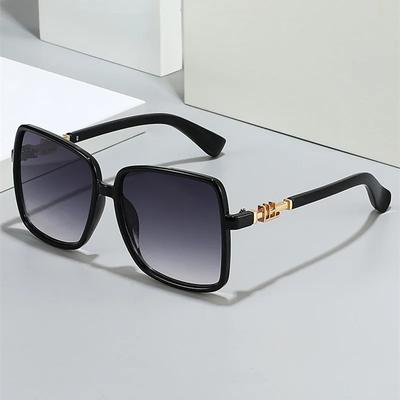 Nieuwe Oversized Rechthoekige Zonnebril Damesmode Vierkante Zonnebril Heren Klassieke Vintage Brillen UV400 Oculos De Sol