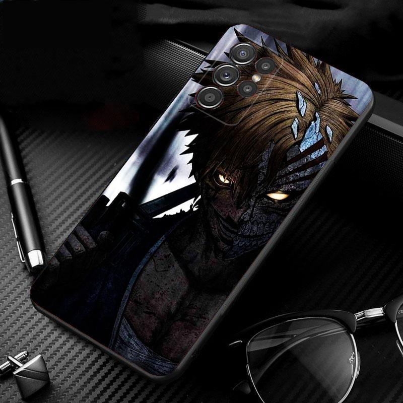 

Phone Case For Samsung S25 S24 S23 S22 S21 S20 Ultra S20 S22 S21 S20 FE S24 Plus Bleach Anime Ichigo Kenpachi Shell S22 5G