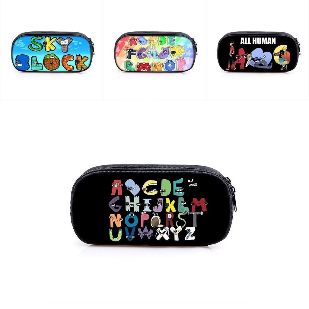 Durable Alphabet Lore Pencil Case Large Capacity Pouch Bag For School