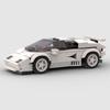 MOC Voiture Vitesse Countach LP400 500 Course Véhicule Technique Modèle Brique de Construction Super Course rallye sport brique Cadeau de Noël Ville