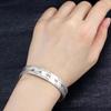 Engraved Cuff Bracelet Vintage Silver-Tone Alloy Wrist Bangle with Open Slip-On Design for Everyday Outfits and Casual Simple Gifting