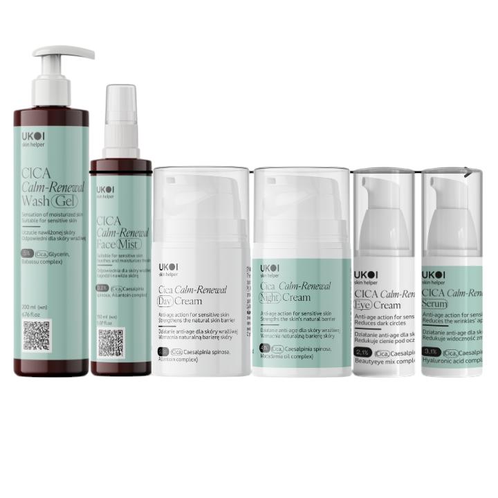 UKOI Cica Calm-Renewal Facial Kit with Centella