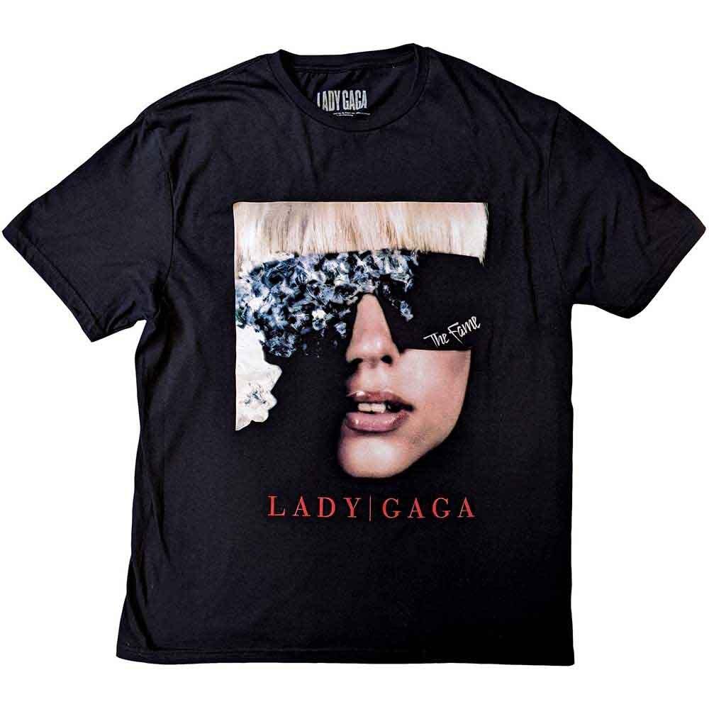 Lady Gaga The Fame Photo T-Shirt Black New M