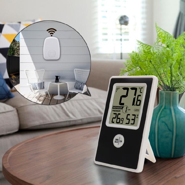 Wireless Indoor Outdoor Thermometer Hygrometer Digital Office Monitor Equipment