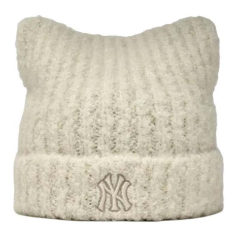 MLB Полиэстеровые Шапки-Бини Унисекс Кремовые Модные 3ABNB1146-50CRS OS