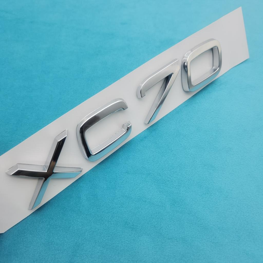 1Pc 3D Chrome ABS Letters Logo Car Rear Trunk Emblem Badge Sticker