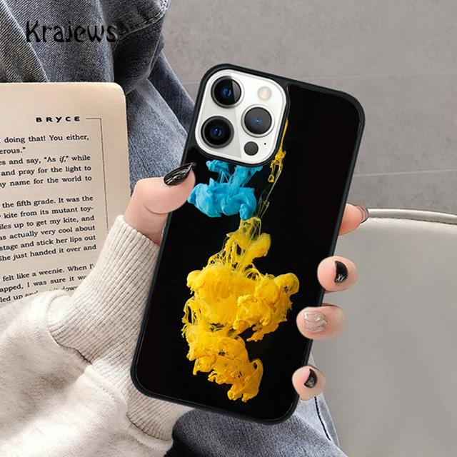 Ukrainian Flag Soft Phone Case For iPhone 17 Air 16 15 14 Max Plus 11 12 13 Pro Max Phone Cover coque Shell Fundas