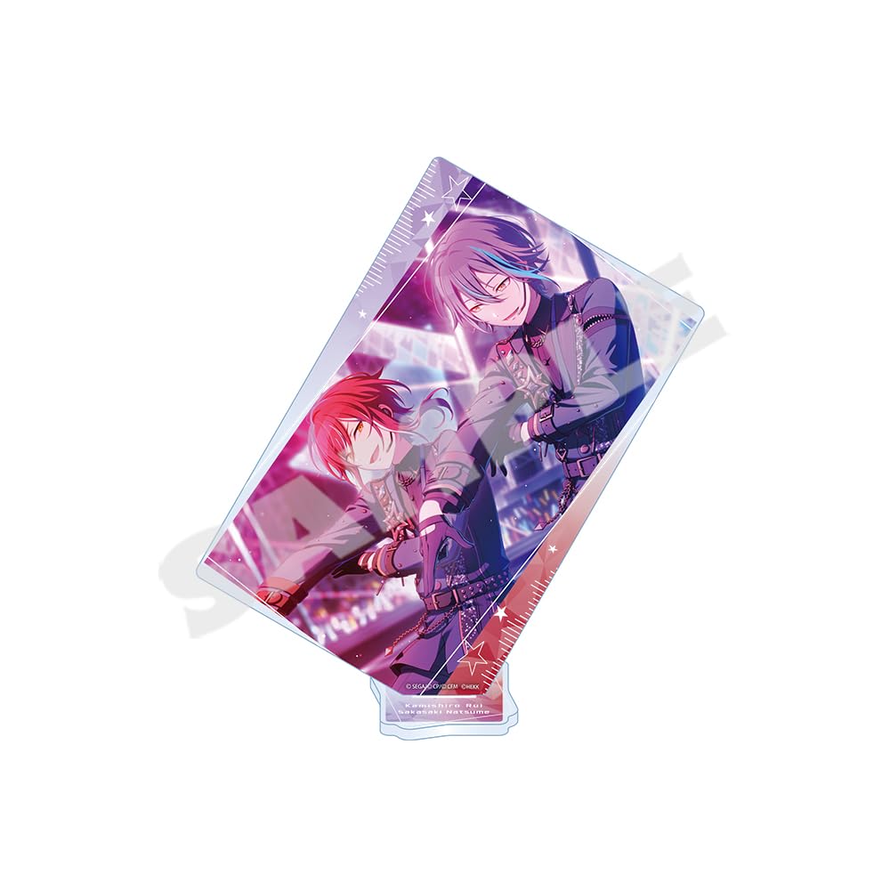 Project Sekai Colorful Hatsune Miku x Ensemble acrylic Rui Kamishiro x Natsume Sakasaki Stage! feat. Stars!! Card-shaped stand