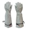 1 Pair Protective Cowhide Long Tube Gardening Gloves
