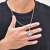 Waterproof Celtic Knot Necklace for Men Women,Witchcraft Moon Pentagram Pendant Necklace,Amulet Jewelry Gift