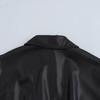 2024 European & American Women's Faux Leather Lapel Jacket - Autumn/Winter Collection