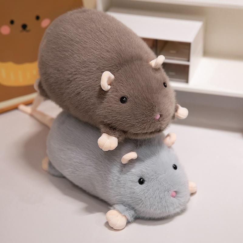 Cute Cute Little Mouse Doll Plush Toy Hamster Doll Children'S Company Soothing Pillow Rag Doll