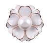 Korean Camellia Pearl Drip Brooch: Floral Cardigan Pin & Shawl Buckle for Women's Suit Accessories