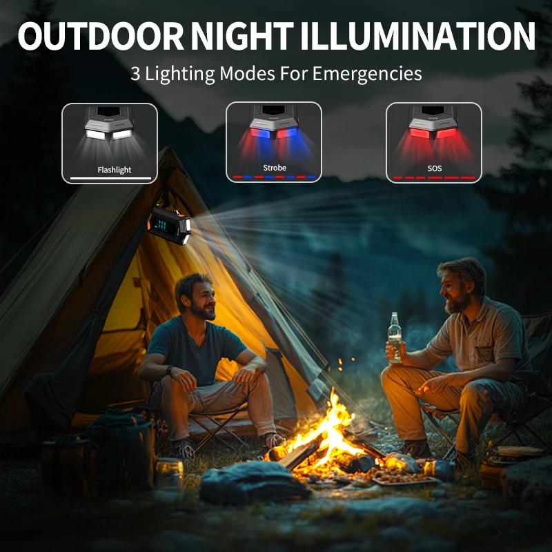 BUVAYE Jump Starter Air Compressor with Power Bank Portable 2500A Battery Booster 150PSI Tire Inflator Air Pump for Inflatables