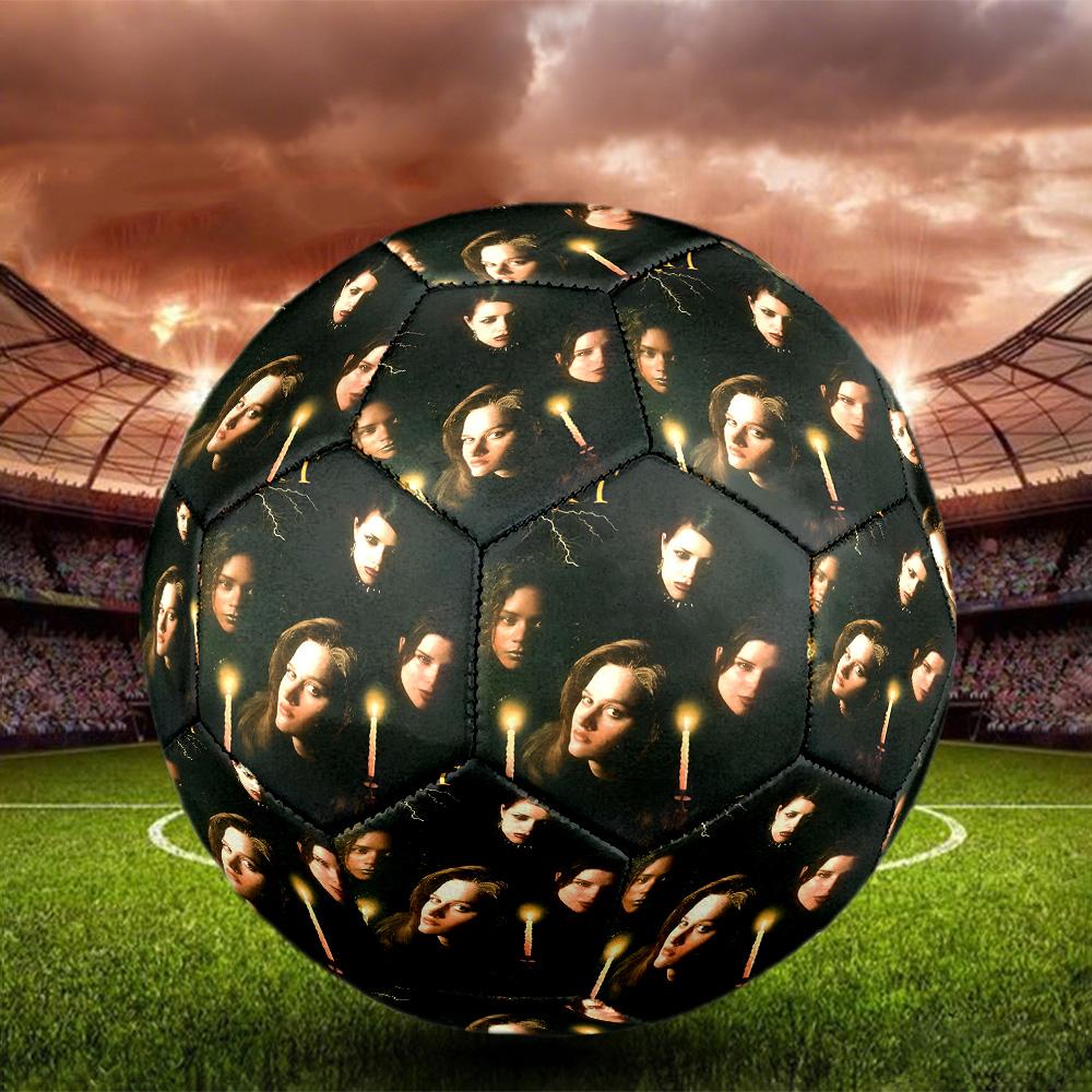 The Vampire Diaries Print Size 5 Soccer Ball, Standard Match Football for Sports Game and Team Practice, Ideal Gift for Soccer Fans