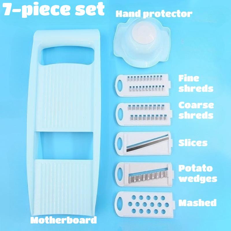1 In1 Vegetable Fruit Slicer Multi-Functional Onion Chopper Manual Food Grater Cutter Household Kitchen Veggie Dicer Gadgets