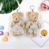 PP Cotton Korean Style Key Buckle Rabbit Pendant Plush Doll Key Chain Women Key Holder Bear Pendant