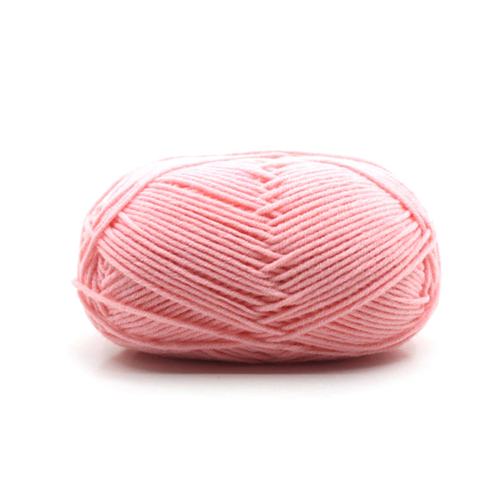 Milk Cotton Yarn Crochet Knitting Wool Yarn Hand-Woven Soft Craft Yarn
