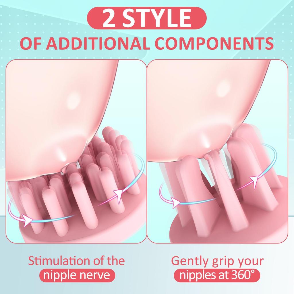 Bezdrátový noční masážní přístroj na prsa pro ženy - Stimulace bradavek Hračka pro dospělé