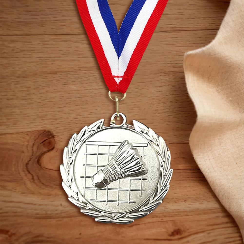 5cm Badminton Medal Sports Medals Zinc Alloy Metal Winner Medals Badminton Award Medals for Games Sports Competitions