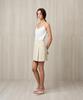 Rie Slit Detail Mini Skirt Sand Beige