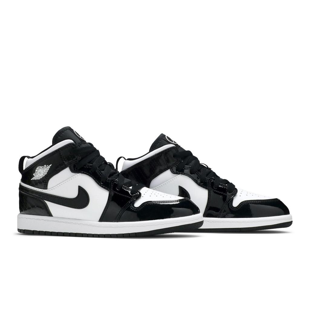Air Jordan 1 Mid SE PreSchool 'All Star 2021' (Unisex) Black / White / Black Kids' Basketball Shoes DD2194 001