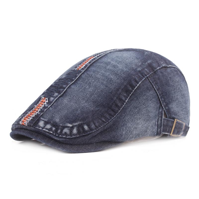 Cowboystoff Andetungehatt Herre Retro Fremoverlue Englandstil Beret Herre- og damehatt