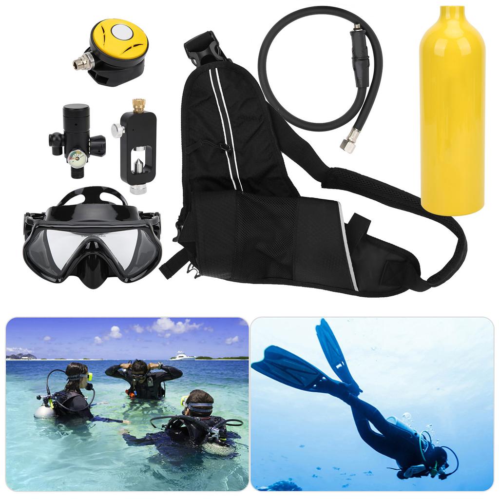 Купить 1L Дайвинг Кислородный баллон Комплект Портативный подводный ...
