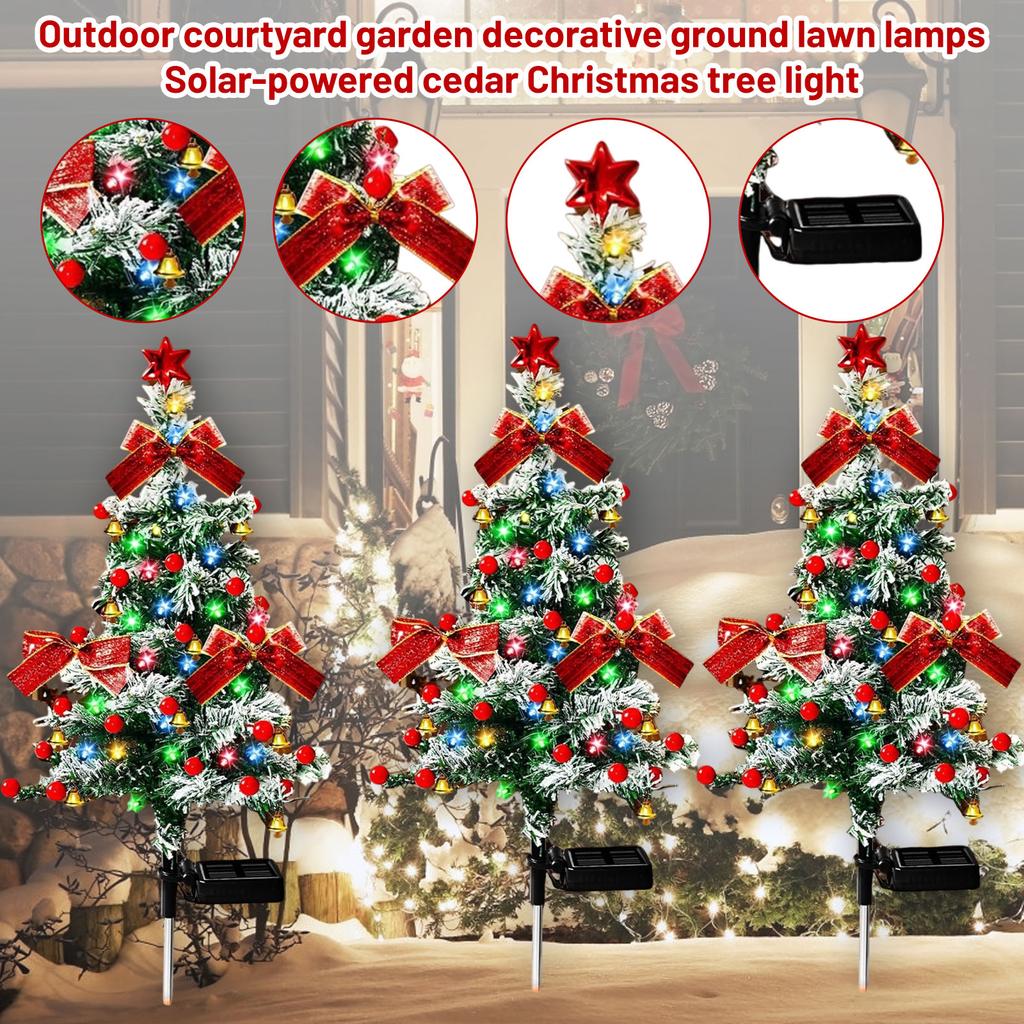 Solar Christmas Tree Lights, 40LED-Lights Solar  Christmas Lights, Outdoor Garden Decoration Light, Solar Christmas Decorations, For Patio