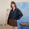 ELLE French Vintage Fashion Design Casual Loose Versatile Long Sleeve Shirt Women shirts EM52088