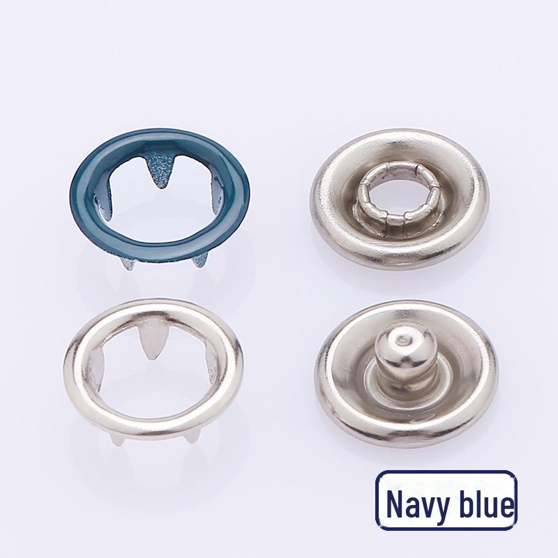 9.5MM Stainless Steel Colorful Baby Clothes Snap Button