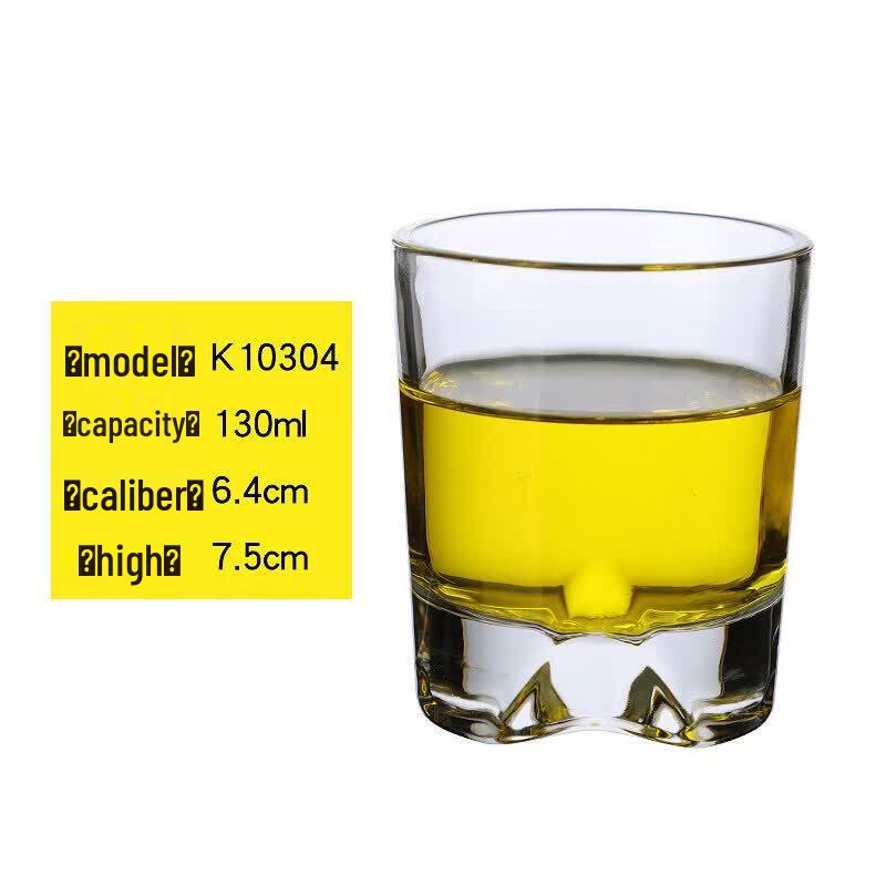 ZISIZ Octagonal Tempered Glass Cup