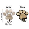 2Pcs Wall Mounted Wooden Paw Print Wall Hook Non-slip Cat Claw Coat Hooks  Bedroom