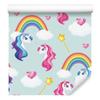 Magical Colorful Unicorns Wallpaper for Living Room and Bedroom 50x1000