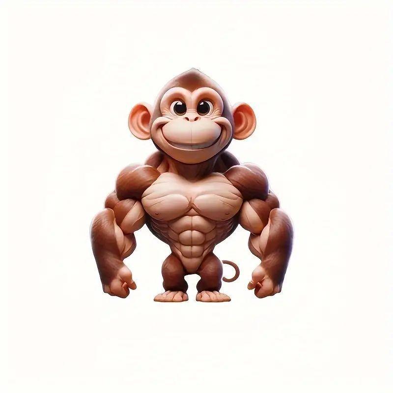 

Acrylic Style Cartoon Muscle Monster Car Interior Decor Hanging Accessory Personalization For 1