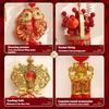 Chinese New Year Decorations 2026 Spring Festival Pendants Wall Hanging Ornament Traditional Chinese Festival Lanterns Decor