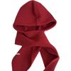 Womens Winter Knit Hat Scarf Set Warm Ear Protection Beanie Large Head Size