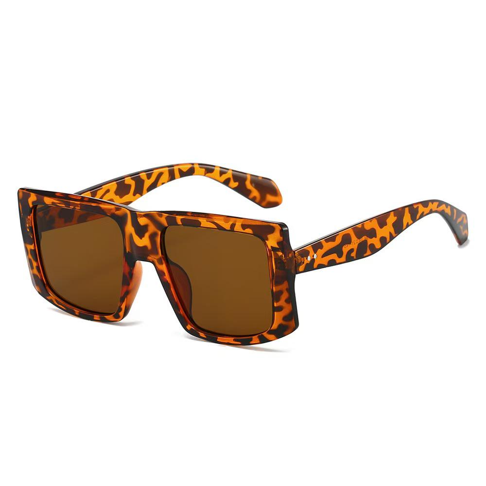 Stylish Retro Square Frame Sunglasses for Outdoor Sun Protection - Unisex Versatile Design for Driving and Fashion