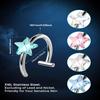 Source Factory Five-Pointed Star Colored 316 Stainless Steel Trendy Unisex Curved Rod Nose Ring Body Jewelry