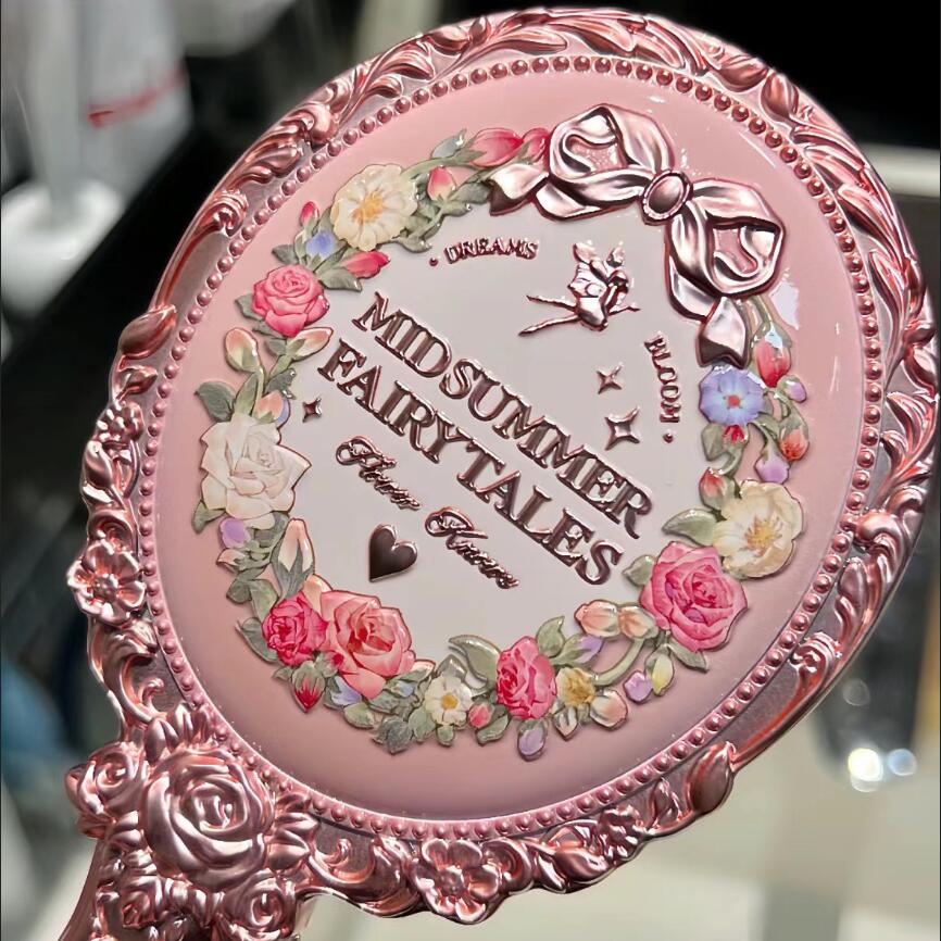 Flower Knows Brushes 9Th Anniversary Midsummer Fairytales Swan Ballet Series Hair Brushes Air Cushion Hair Comb Brush Holder