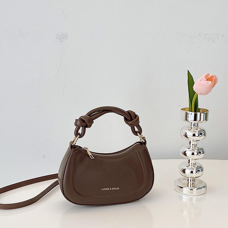 Trendy Urban Chic Pu Leather Small Bag For Women With Fashionable Fur Pom-pom