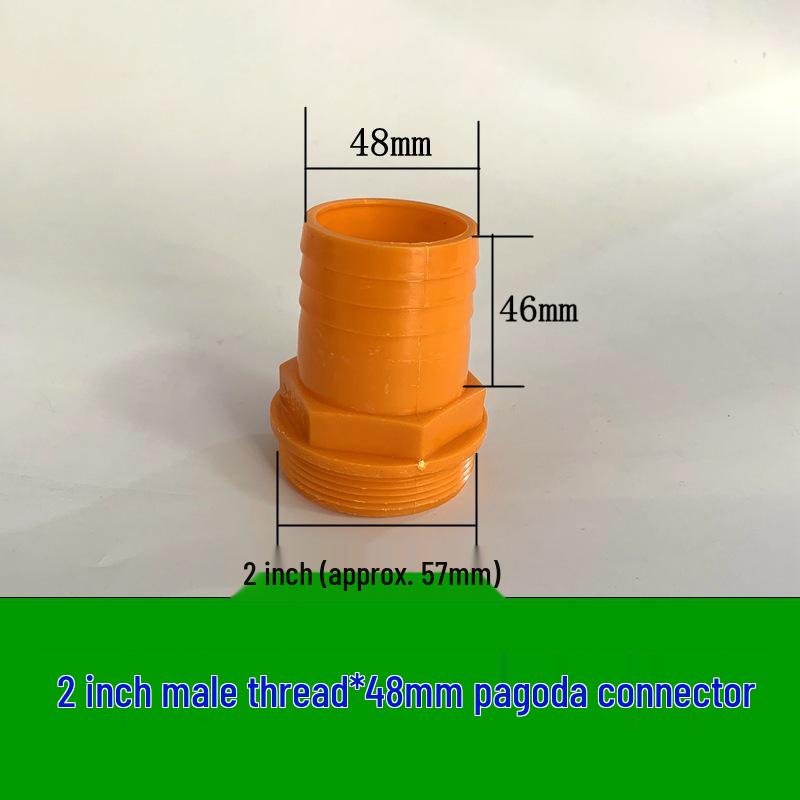 POM Anti-Corrosion Plastic Steel Connector with Internal and External Threads for Water Pipes and Tanks